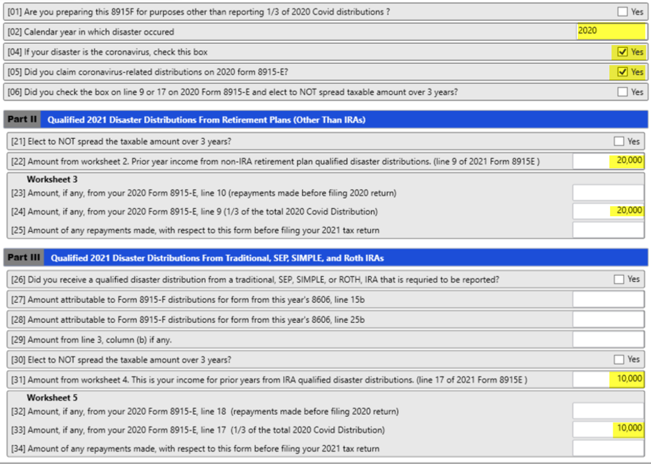 Basic 8915F Instructions for 2021 Taxware Systems