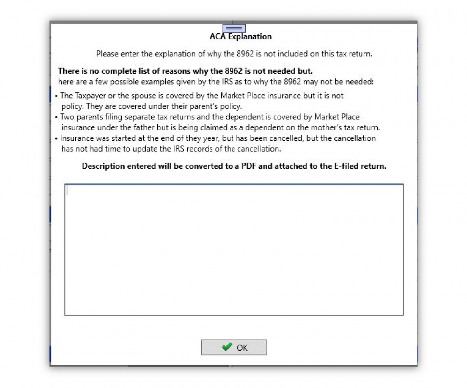 Irs business rule f8962 070 taxware systems